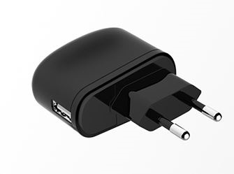 Väggladdare USB 1A, Svart i gruppen SMARTPHONE & SURFPLATTOR / Laddare & Kablar / Väggladdare / Väggladdare USB hos TP E-commerce Nordic AB (38-88423)