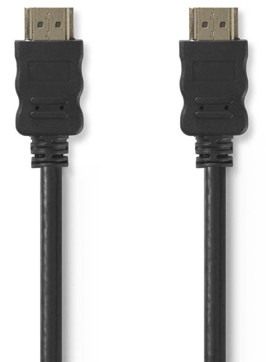 Nedis High Speed ​​HDMI ™ kabel med Ethernet | HDMI™ Kontakt | HDMI™ Kontakt | 4K@30Hz | ARC | 10.2 Gbps | 1.50 m | Rund | PVC | Svart | Tag i gruppen HEMELEKTRONIK / Kablar & Adaptrar / HDMI / Kablar hos TP E-commerce Nordic AB (38-88426)