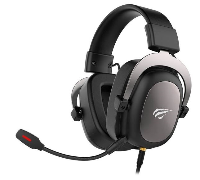 Havit Gaming headset 7.1 Svart/Gun Metal i gruppen DATORER & KRINGUTRUSTNING / Gaming / Headset hos TP E-commerce Nordic AB (38-88469)