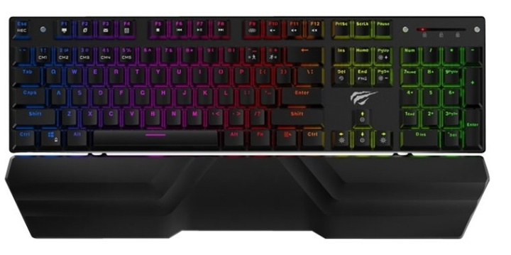 Havit Mekaniskt RGB Gamingtangentbord i gruppen DATORER & KRINGUTRUSTNING / Möss & Tangentbord / Tangentbord / Trådbundna hos TP E-commerce Nordic AB (38-88470)