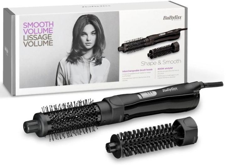 Babyliss AS82E Shape & Smooth Varmluftsborste i gruppen SKÖNHET & HÄLSA / Hår & Styling / Stylingverktyg / Varmluftsborste hos TP E-commerce Nordic AB (38-88670)