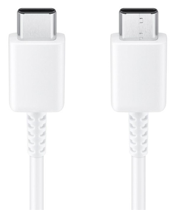 Samsung EP-DA705BWE USB-C till USB-C kabel, 1m, Vit, Bulk i gruppen SMARTPHONE & SURFPLATTOR / Laddare & Kablar / Kablar / Kablar Typ C hos TP E-commerce Nordic AB (38-88843)