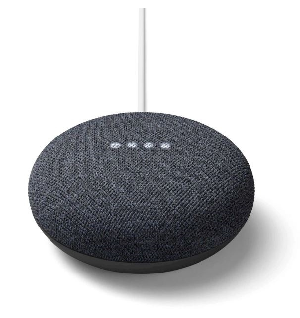 Google Nest Mini Gen 2, Charcoal i gruppen HEM, HUSHÅLL & TRÄDGÅRD / Smarta hem / Smarta hem-system hos TP E-commerce Nordic AB (38-89023)