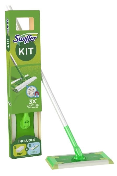 Swiffer Sweeper Startkit, Mopp i gruppen HEM, HUSHÅLL & TRÄDGÅRD / Städprodukter / Övriga städtillbehör hos TP E-commerce Nordic AB (38-89081)