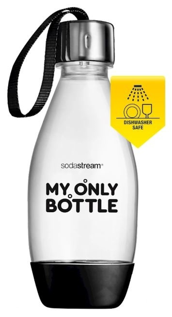 SodaStream My Only Bottle 0,5 l, Svart i gruppen HEM, HUSHÅLL & TRÄDGÅRD / Hushållsmaskiner / Vatten & Juice / Kolsyremaskiner / Tillbehör hos TP E-commerce Nordic AB (38-89119)