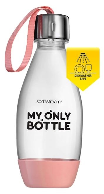 SodaStream My Only Bottle 0,5 l, Rosa i gruppen HEM, HUSHÅLL & TRÄDGÅRD / Hushållsmaskiner / Vatten & Juice / Kolsyremaskiner / Tillbehör hos TP E-commerce Nordic AB (38-89121)