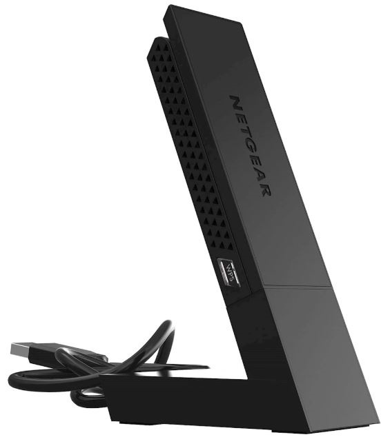 Netgear A6210 USB 3.0-adapter för snabbt trådlöst nätverk i gruppen DATORER & KRINGUTRUSTNING / Nätverk / Nätverkskort / USB hos Teknikproffset Nordic AB (38-89330)