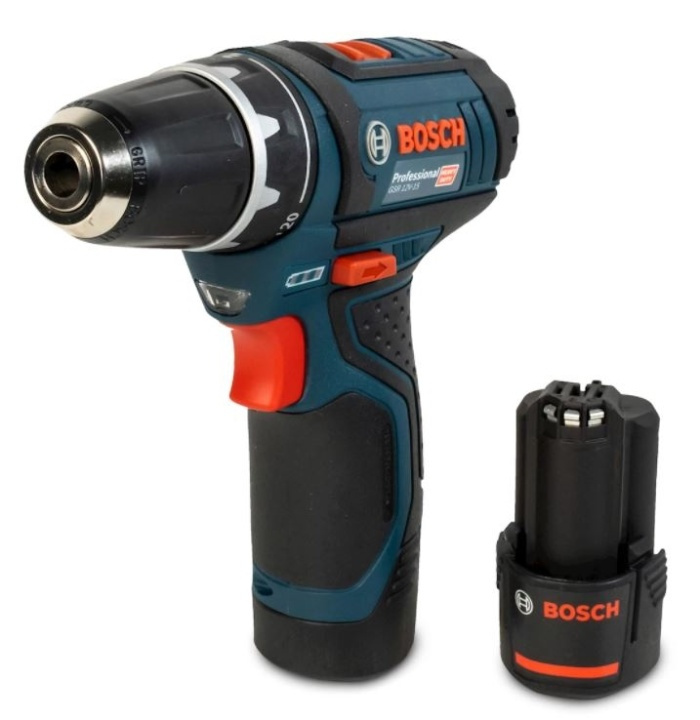 Bosch Professional GSR 12V-15 Sladdlös borrskruvdagare i gruppen HEM, HUSHÅLL & TRÄDGÅRD / Verktyg / Skruvdragare hos TP E-commerce Nordic AB (38-89455)