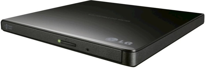 LG Slim Extern DVD-brännare, Svart i gruppen DATORER & KRINGUTRUSTNING / Datorkomponenter / DVD-brännare hos TP E-commerce Nordic AB (38-89493)