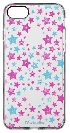 CellularLine Stars, TPU skal iPhone 7/8/SE(2nd gen) i gruppen SMARTPHONE & SURFPLATTOR / Mobilskydd / Apple / iPhone 7 / Skal hos TP E-commerce Nordic AB (38-89522)