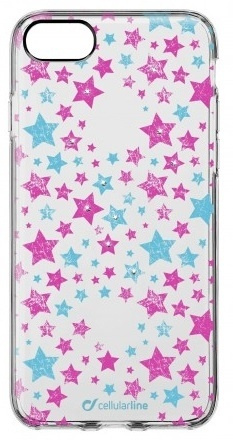 CellularLine Stars, TPU skal iPhone 7/8/SE(2nd gen) i gruppen SMARTPHONE & SURFPLATTOR / Mobilskydd / Apple / iPhone 7 / Skal hos TP E-commerce Nordic AB (38-89522)