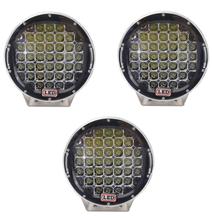 3-pack Cree LED Extraljus 555W, 28305 Lumen, Svart i gruppen BIL / Billampor / Extraljus hos TP E-commerce Nordic AB (38-89542PKT)