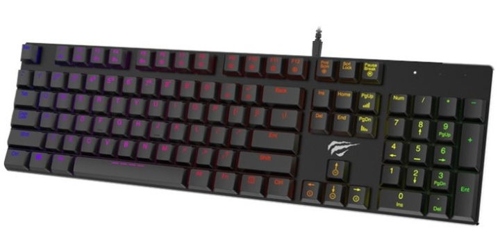 Havit HV-KB395L Mekanisk tangentbord med RGB i gruppen DATORER & KRINGUTRUSTNING / Gaming / Tangentbord hos TP E-commerce Nordic AB (38-89693)