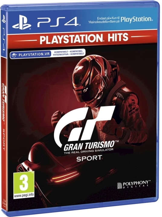 PS4 Gran Turismo Sport HITS i gruppen HEMELEKTRONIK / Spelkonsoler & Tillbehör / Sony PlayStation 4 hos TP E-commerce Nordic AB (38-89766)