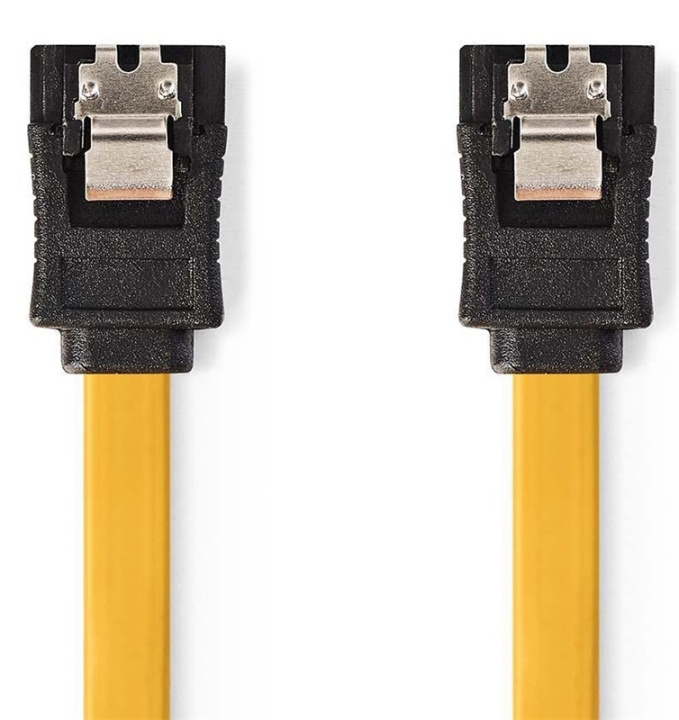 Nedis SATA kabel | 6 Gbps | SATA 7-Pin Hona | SATA 7-Pin Hona | Nickelplaterad | 0.50 m | Platt | PVC | Gul | Plastpåse i gruppen DATORER & KRINGUTRUSTNING / Datorkablar / Interna / SATA hos TP E-commerce Nordic AB (38-89779)