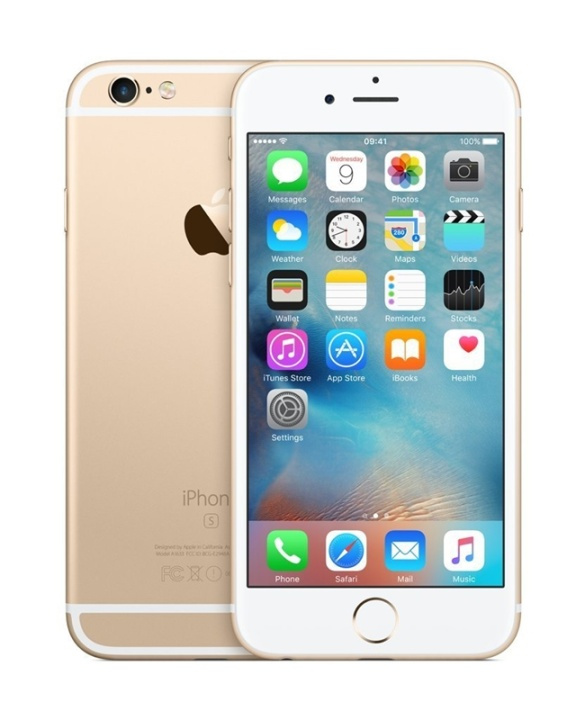 Apple iPhone 6s 64GB Gold, Refurbished Grade A i gruppen SMARTPHONE & SURFPLATTOR / Mobiltelefoner & smartphones hos TP E-commerce Nordic AB (38-89800)