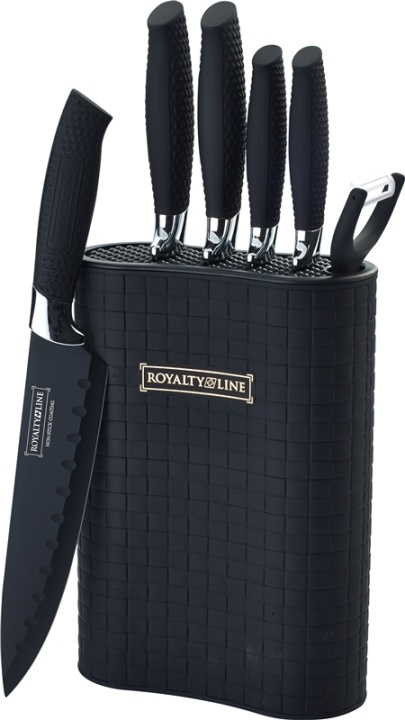 Royalty Line 5st knivar med knivställ i gruppen HEM, HUSHÅLL & TRÄDGÅRD / Köksredskap / Köksknivar & Knivslipar hos TP E-commerce Nordic AB (38-89994)