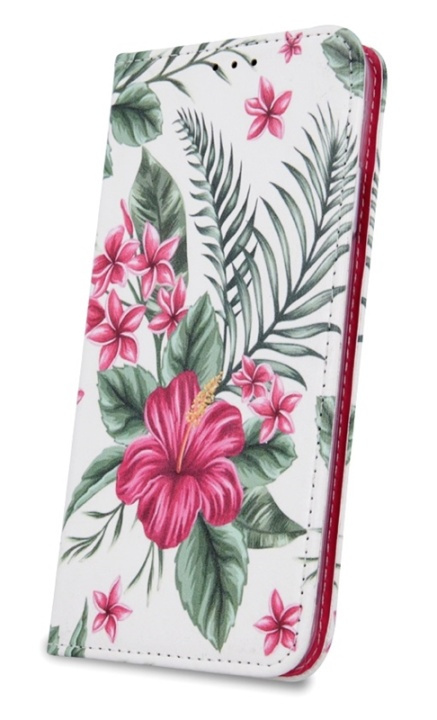 Trendig plånboksväska till iPhone XS Max - Exotic Flower i gruppen SMARTPHONE & SURFPLATTOR / Mobilskydd / Apple / iPhone XS Max / Fodral hos Teknikproffset Nordic AB (38-90021)