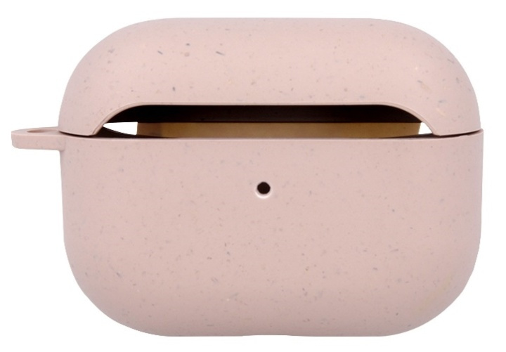 Miljövänligt skyddsfodral till Apple AirPods Pro, Rosa i gruppen HEMELEKTRONIK / Ljud & Bild / Hörlurar & Tillbehör / Tillbehör hos TP E-commerce Nordic AB (38-90137)
