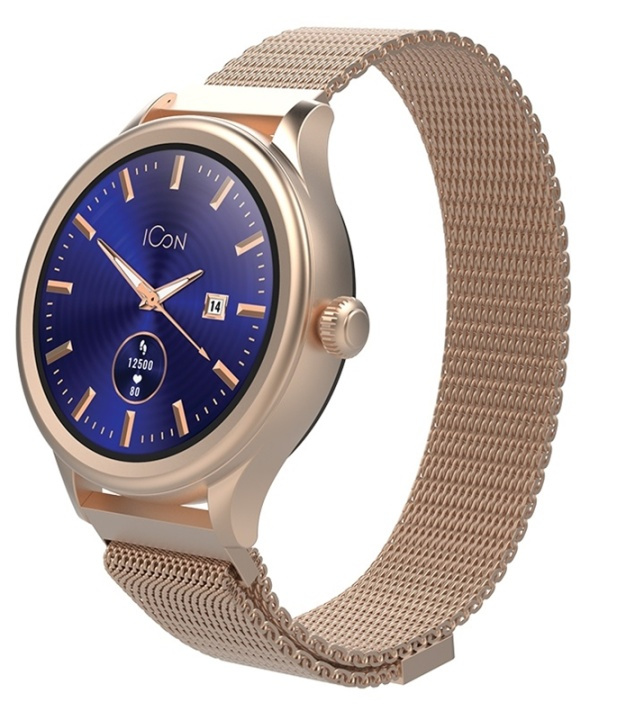 Forever Icon AW-100 Smartklocka, Roséguld i gruppen SPORT, FRITID & HOBBY / Smartwatch & Aktivitetsarmband / Smartwatches hos TP E-commerce Nordic AB (38-90142)