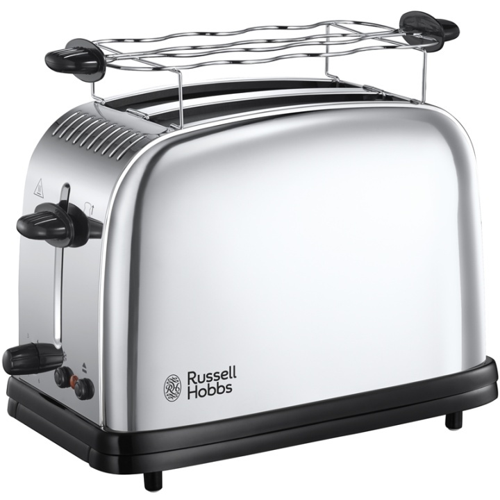 Russell Hobbs Chester Brödrost, 2 Brödskivor, Rostfritt stål i gruppen HEM, HUSHÅLL & TRÄDGÅRD / Hushållsmaskiner / Brödrostar & Bordsgrillar / Brödrostar hos TP E-commerce Nordic AB (38-90177)