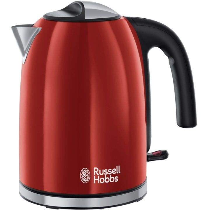 Russell Hobbs Vattenkokare Colours Red 1,7l i gruppen HEM, HUSHÅLL & TRÄDGÅRD / Hushållsmaskiner / Vatten & Juice / Vattenkokare hos TP E-commerce Nordic AB (38-90189)