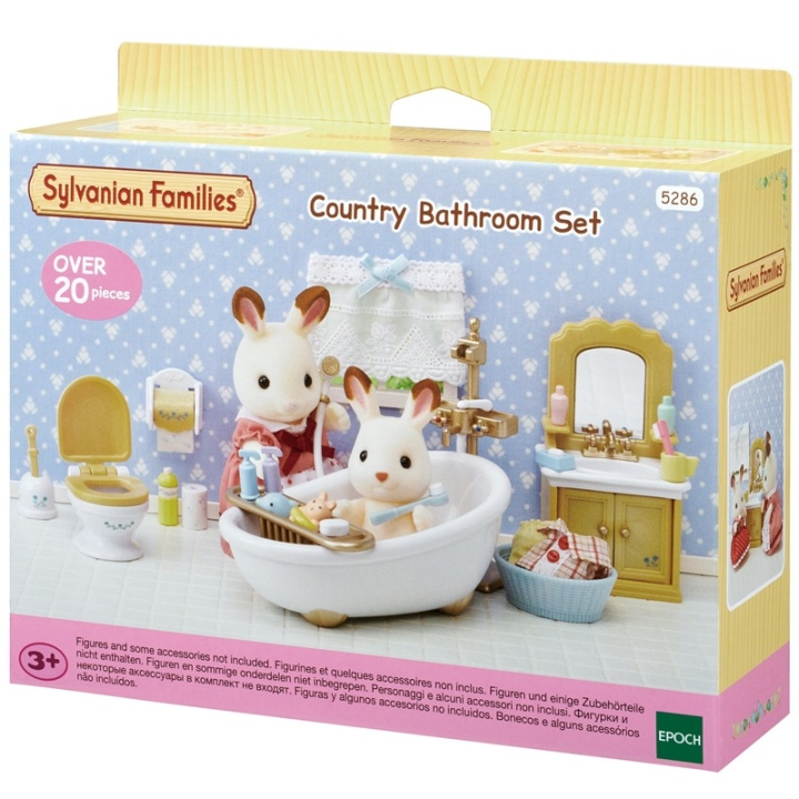 Sylvanian Families Country Bathroom Set i gruppen LEKSAKER, BARN- & BABYPRODUKTER / Leksaker / Dockor & Tillbehör hos TP E-commerce Nordic AB (38-90347)