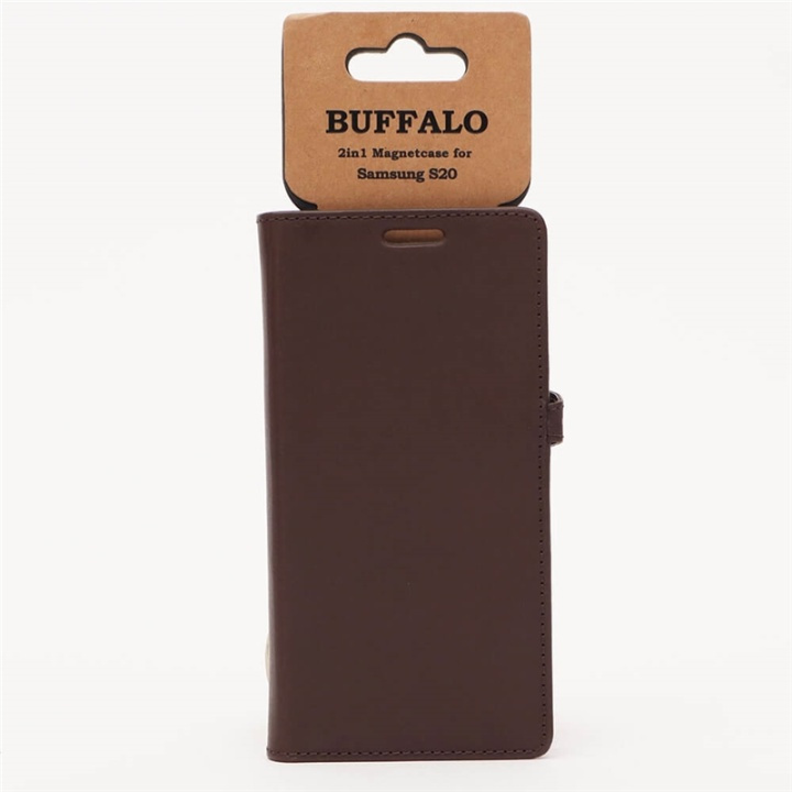 Buffalo Mobilfodral 3 Kortfack Brun - Samsung S20 i gruppen SMARTPHONE & SURFPLATTOR / Mobilskydd / Samsung hos TP E-commerce Nordic AB (38-90580)