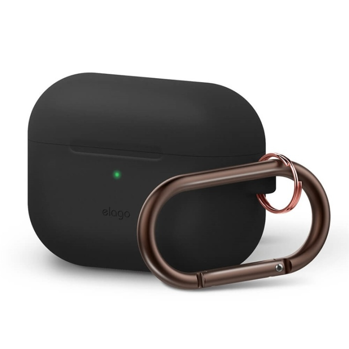 Elago Skyddsväska för Airpod Pro med Hängare Svart i gruppen HEMELEKTRONIK / Ljud & Bild / Hörlurar & Tillbehör / Tillbehör hos TP E-commerce Nordic AB (38-90625)