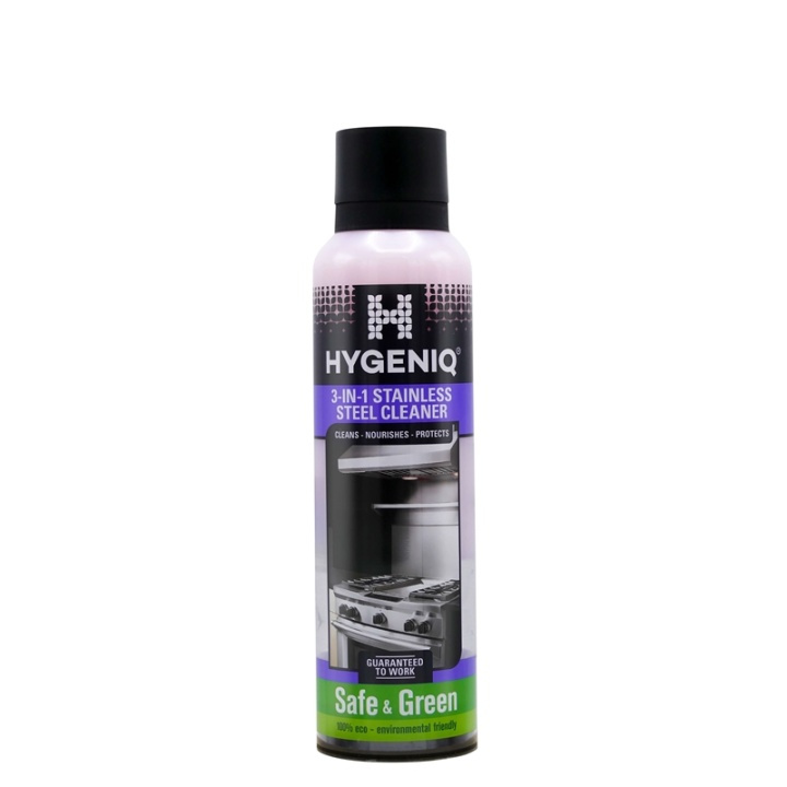 HYGENIQ 3-in-1 Rengöring Rostfritt Stål 185ml i gruppen HEM, HUSHÅLL & TRÄDGÅRD / Städprodukter / Rengöringsmedel hos TP E-commerce Nordic AB (38-90822)