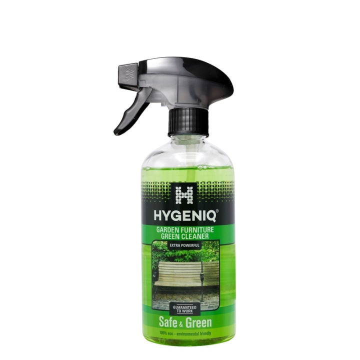 HYGENIQ Rengöring Grön Beläggning Trädgårdsmöbler 500ml i gruppen HEM, HUSHÅLL & TRÄDGÅRD / Trädgårdsprodukter / Rengöring hos TP E-commerce Nordic AB (38-90838)