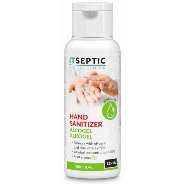 Itseptic Handdesinfektion Gel >70% Alkohol 125Ml i gruppen HEM, HUSHÅLL & TRÄDGÅRD / Städprodukter / Ytdesinfektion hos TP E-commerce Nordic AB (38-90855)