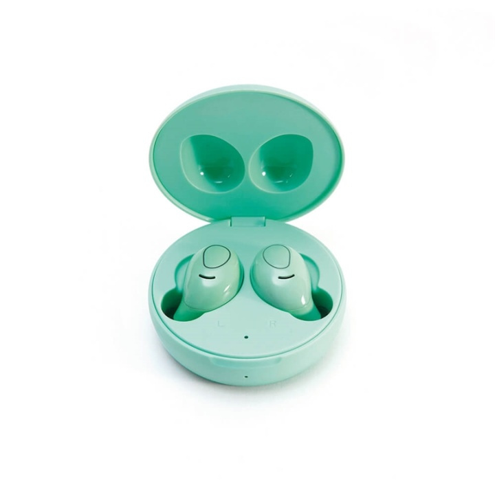 LEDWOOD Hörlur i9 TWS True Wireless In-Ear Mint Mic i gruppen HEMELEKTRONIK / Ljud & Bild / Hörlurar & Tillbehör / Hörlurar hos TP E-commerce Nordic AB (38-90952)