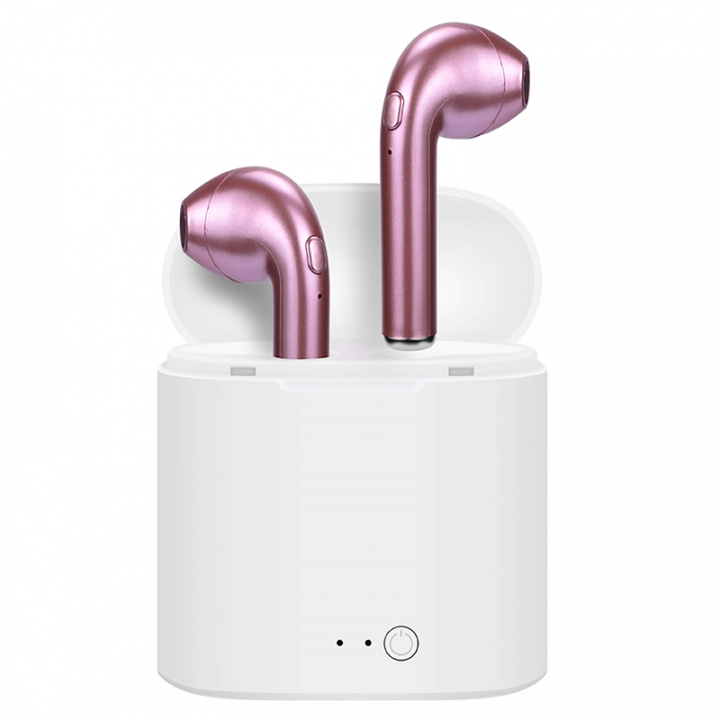 Ledwood Hörlur I7S True Wireless In-Ear Rosa Mic i gruppen HEMELEKTRONIK / Ljud & Bild / Hörlurar & Tillbehör / Hörlurar hos TP E-commerce Nordic AB (38-90960)