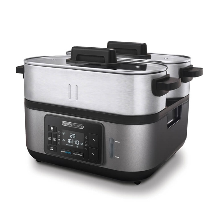 Morphy Richards Ångkokare Intellisteam Brushed Steel i gruppen HEM, HUSHÅLL & TRÄDGÅRD / Hushållsmaskiner / Övriga hushållsapparater hos TP E-commerce Nordic AB (38-91001)