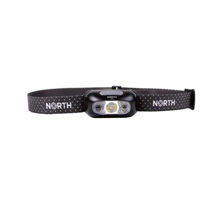 North Pannlampa 220Lumen Svart ca 75m Cree-Led (XPG2) Sensorkontroll i gruppen SPORT, FRITID & HOBBY / Ficklampor & Pannlampor / Pannlampor hos TP E-commerce Nordic AB (38-91027)