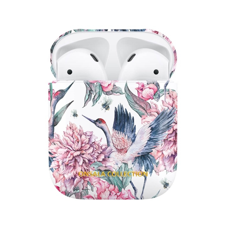 Onsala Airpods Fodral 1st and 2nd Gen. Pink Crane i gruppen HEMELEKTRONIK / Ljud & Bild / Hörlurar & Tillbehör / Tillbehör hos TP E-commerce Nordic AB (38-91037)