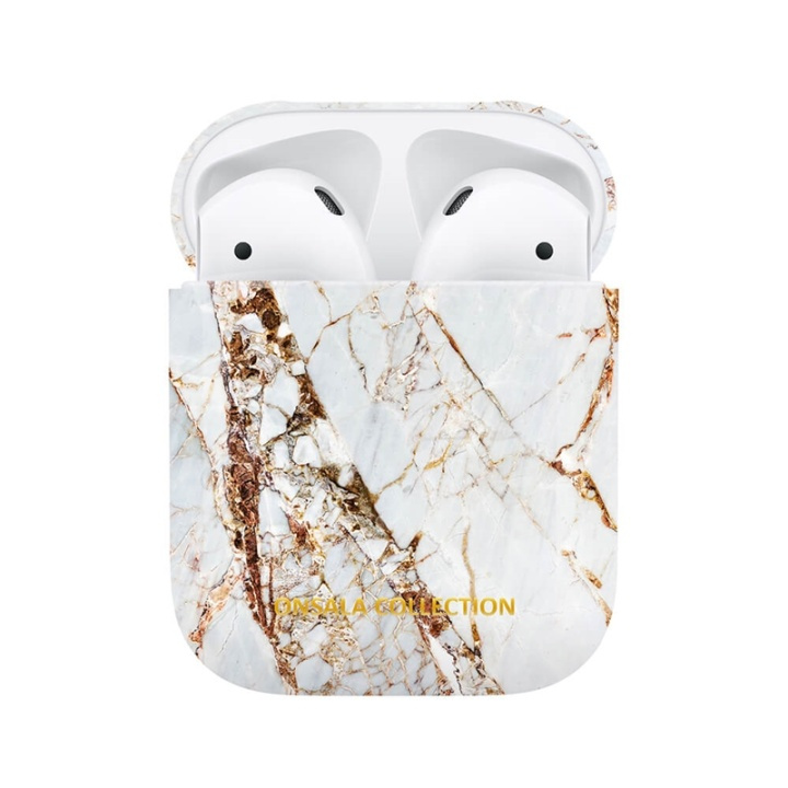 Onsala Collection Airpods Fodral White Rhino Marble i gruppen SMARTPHONE & SURFPLATTOR / Universal Apple / Hörlurar kompatibla med Apple / AirPods hos Teknikproffset Nordic AB (38-91039)