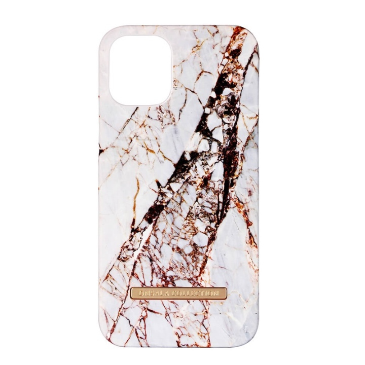 Onsala Collection Mobilskal Soft White Rhino Marble iPhone 12 Mini i gruppen SMARTPHONE & SURFPLATTOR / Mobilskydd / Apple / iPhone 12 Mini / Skal hos TP E-commerce Nordic AB (38-91060)