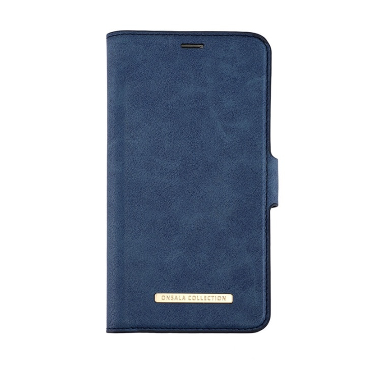 Onsala Collection Plånboksväska Royal Blue iPhone 12 Mini i gruppen SMARTPHONE & SURFPLATTOR / Mobilskydd / Apple / iPhone 12 Mini / Fodral hos TP E-commerce Nordic AB (38-91068)