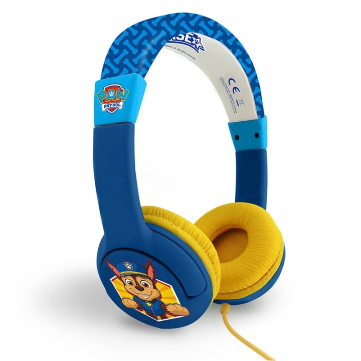 Paw Patrol Hörlur Junior On-Ear 85dB Chase i gruppen HEMELEKTRONIK / Ljud & Bild / Hörlurar & Tillbehör / Hörlurar hos TP E-commerce Nordic AB (38-91134)