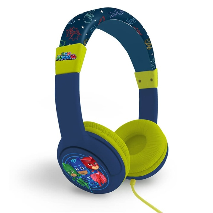 PJ MASKS Hörlur Junior On-Ear 85dB Team i gruppen HEMELEKTRONIK / Ljud & Bild / Hörlurar & Tillbehör / Hörlurar hos TP E-commerce Nordic AB (38-91146)