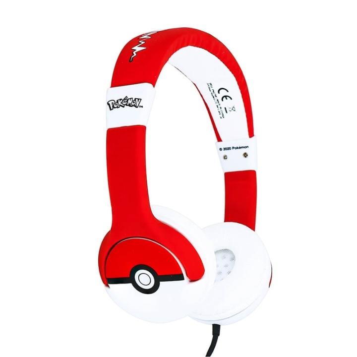 POKEMON Hörlur Junior On-Ear 85dB Pokeball i gruppen HEMELEKTRONIK / Ljud & Bild / Hörlurar & Tillbehör / Hörlurar hos TP E-commerce Nordic AB (38-91152)