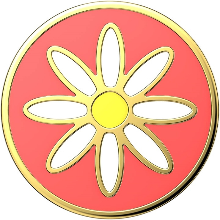 Popsockets Enamel Quaint Daisy Coral Avtagbart Grip Med Ställfunktion Premium | SMARTPHONE & SURFPLATTOR - Övriga tillbehör - Popsockets | GameStuff