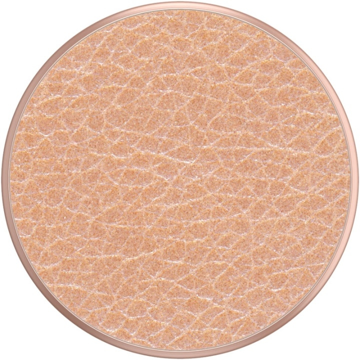 PopSockets Pebbled Vegan Leather Rose Gold Avtagbart Grip med Ställfunktion Premium i gruppen SMARTPHONE & SURFPLATTOR / Övriga tillbehör / Popsockets hos TP E-commerce Nordic AB (38-91220)