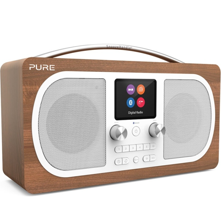 Pure Fm/Dab/Dab+ Evoke H6, Valnöt i gruppen HEMELEKTRONIK / Ljud & Bild / Hemmabio, HiFi & Bärbart / Radio & Väckarklockor / Radio hos TP E-commerce Nordic AB (38-91274)