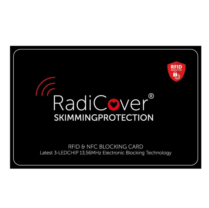 Radicover Skim-Block Kort 3-Led RFID NFC Skimmingskydd i gruppen SPORT, FRITID & HOBBY / Accessoarer / RFID hos TP E-commerce Nordic AB (38-91277)