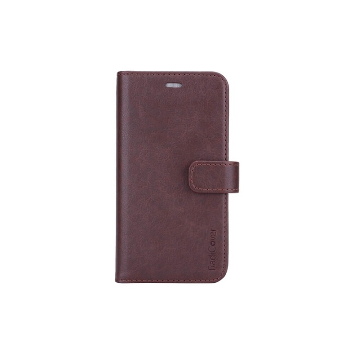 Radicover Strålningsskydd Mobilfodral PU iPhone 12 / 12 Pro Flipcover Brun i gruppen SMARTPHONE & SURFPLATTOR / Mobilskydd / Apple / iPhone 12/12 Pro / Fodral hos TP E-commerce Nordic AB (38-91293)