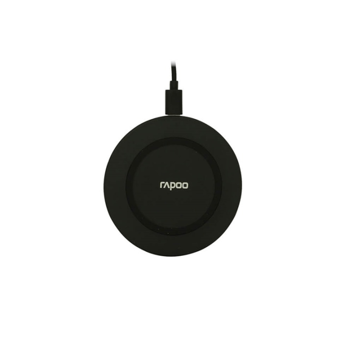Rapoo QI Charger XC140 Charging Pad 10W Black i gruppen SMARTPHONE & SURFPLATTOR / Laddare & Kablar / Trådlösa Qi laddare hos TP E-commerce Nordic AB (38-91341)
