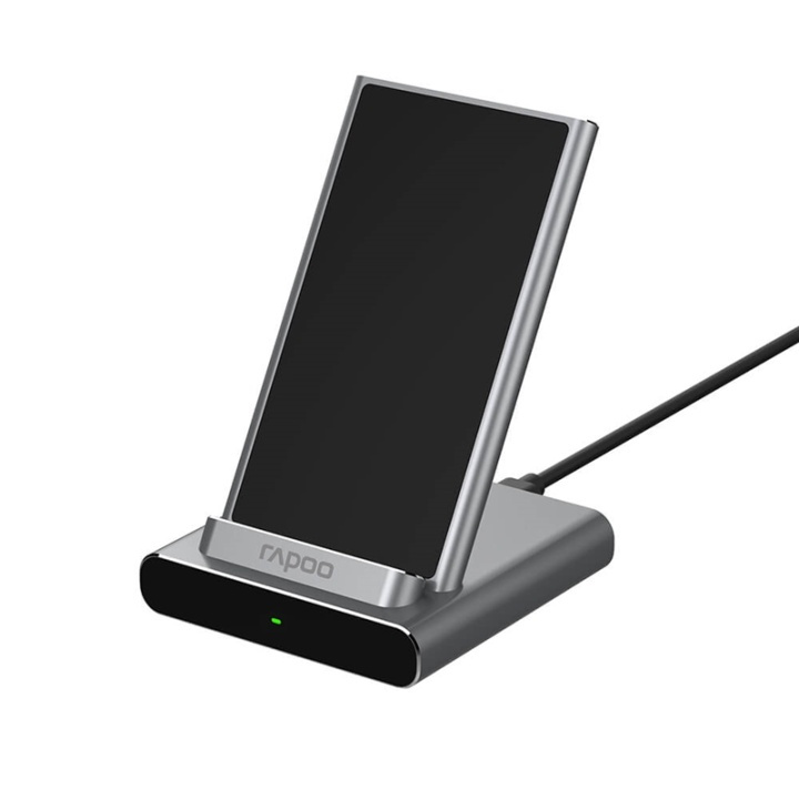 Rapoo QI Charger XC350 Charging Stand 15W Black i gruppen SMARTPHONE & SURFPLATTOR / Laddare & Kablar / Trådlösa Qi laddare hos TP E-commerce Nordic AB (38-91344)